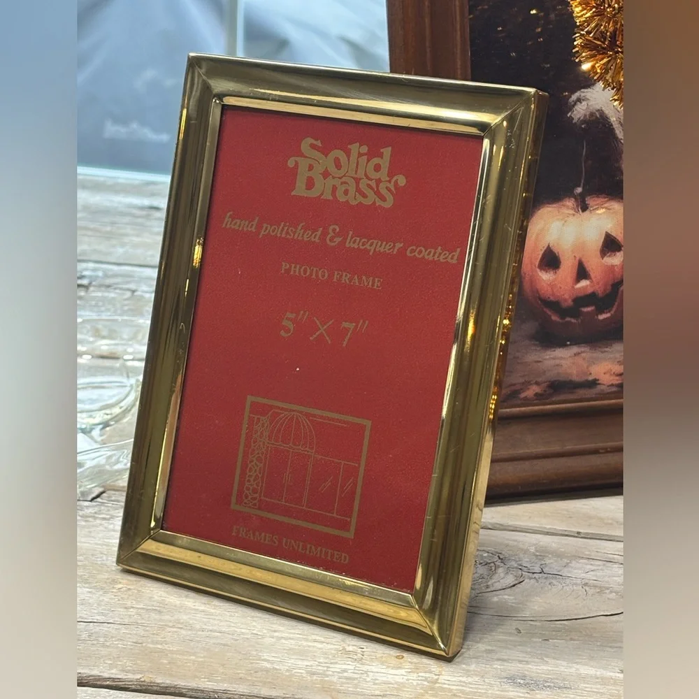 Vintage solid brass